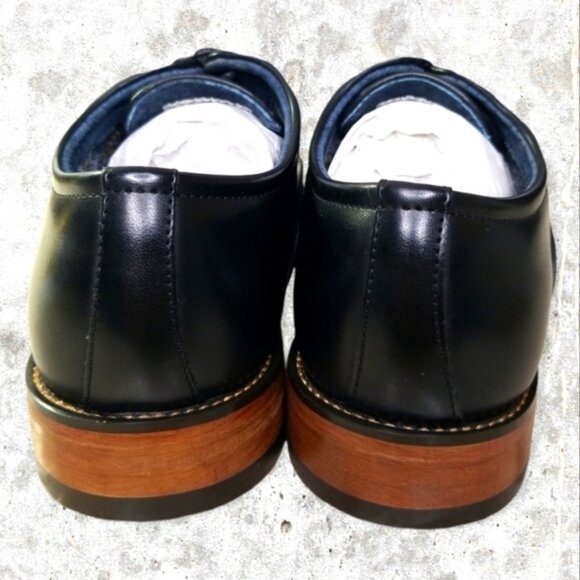 Bruno Marc Men's Oxford Black  Dress Shoes Size 6½ With Box and Shoe Bag - Picture 3 of 6